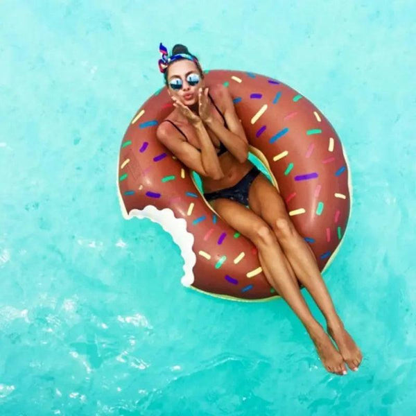 Bouée Donuts Chocolat - Boueelicorne.com
