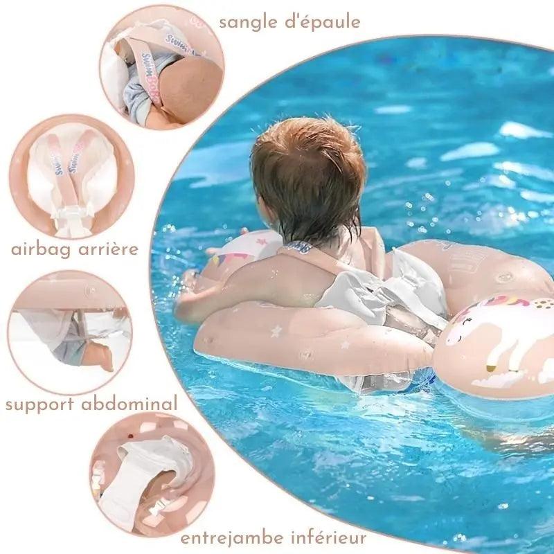 3D Licorne Bouée Siège Gonflable Flottant Natation Bébé Enfant de 3D Licorne Bouée Siège Gonflable Flottant Natation Bébé Enfant de