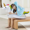 Bouée Bébé Licorne avec Pare Soleil - Boueelicorne.com