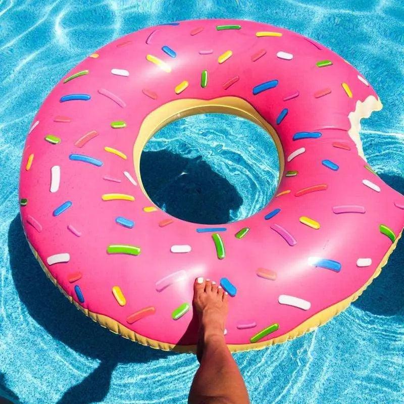 Virsus Bouée Gonflable Ronde 76cm - Donut Coloré Pour Piscine, Plage Et Fêtes - Anneau Gonflable Amusant Et Robuste