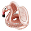 Bouée Flamant Rose Paillette avec Pare Soleil - Boueelicorne.com