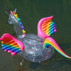 Bouée Gonflable Pégase Arc En Ciel - Boueelicorne.com