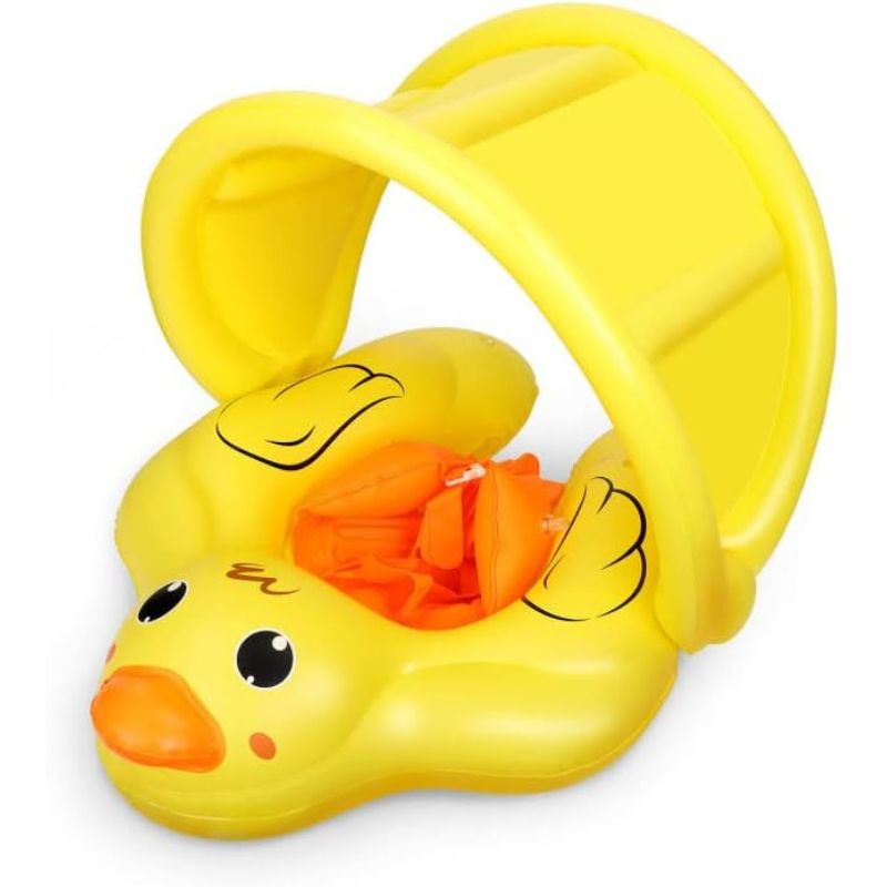 Bouée Canard Pare-Soleil Anti UV Pour Bébé