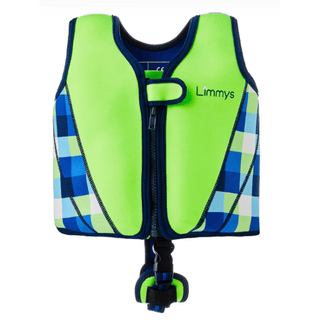 Gilet de Natation Enfant Vert - Flotteurs Amovibles