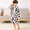 Peignoir de bain enfant lavable en machine - motifs animaux