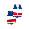 Maillot de Bain Flottant Fille : Bleu Blanc Rouge - Boueelicorne.com