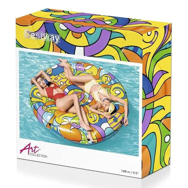 Matelas Gonflable Piscine Multicolore - Boueelicorne.com