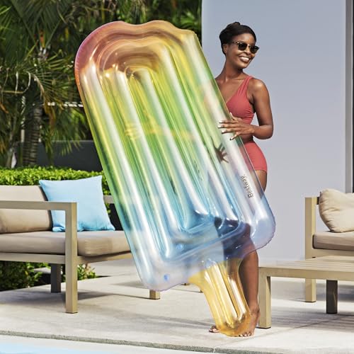 Matelas gonflable piscine 180 cm au design eskimo