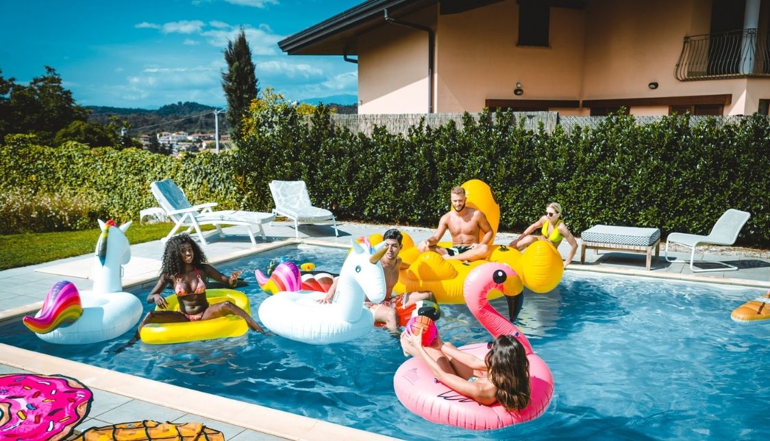 Bouée géante pour piscine Licorne - July