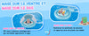 bouée phoque bébé 2 positions de nage