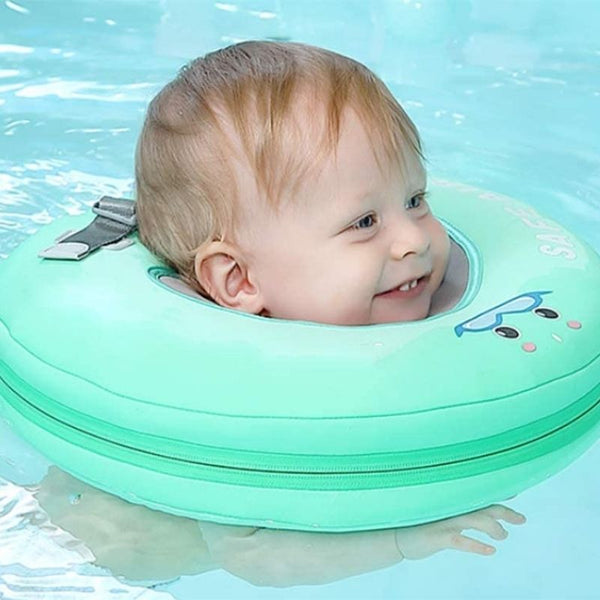 COUCOU Bouée de natation gonflable pour bébé - Aide bébé à apprendre à  nager dans la piscine, avec pompe, pour les enfants de 3 à 36 mois