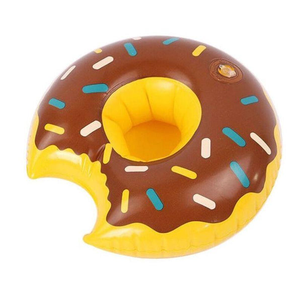 porte verre gonflable donuts chocolat